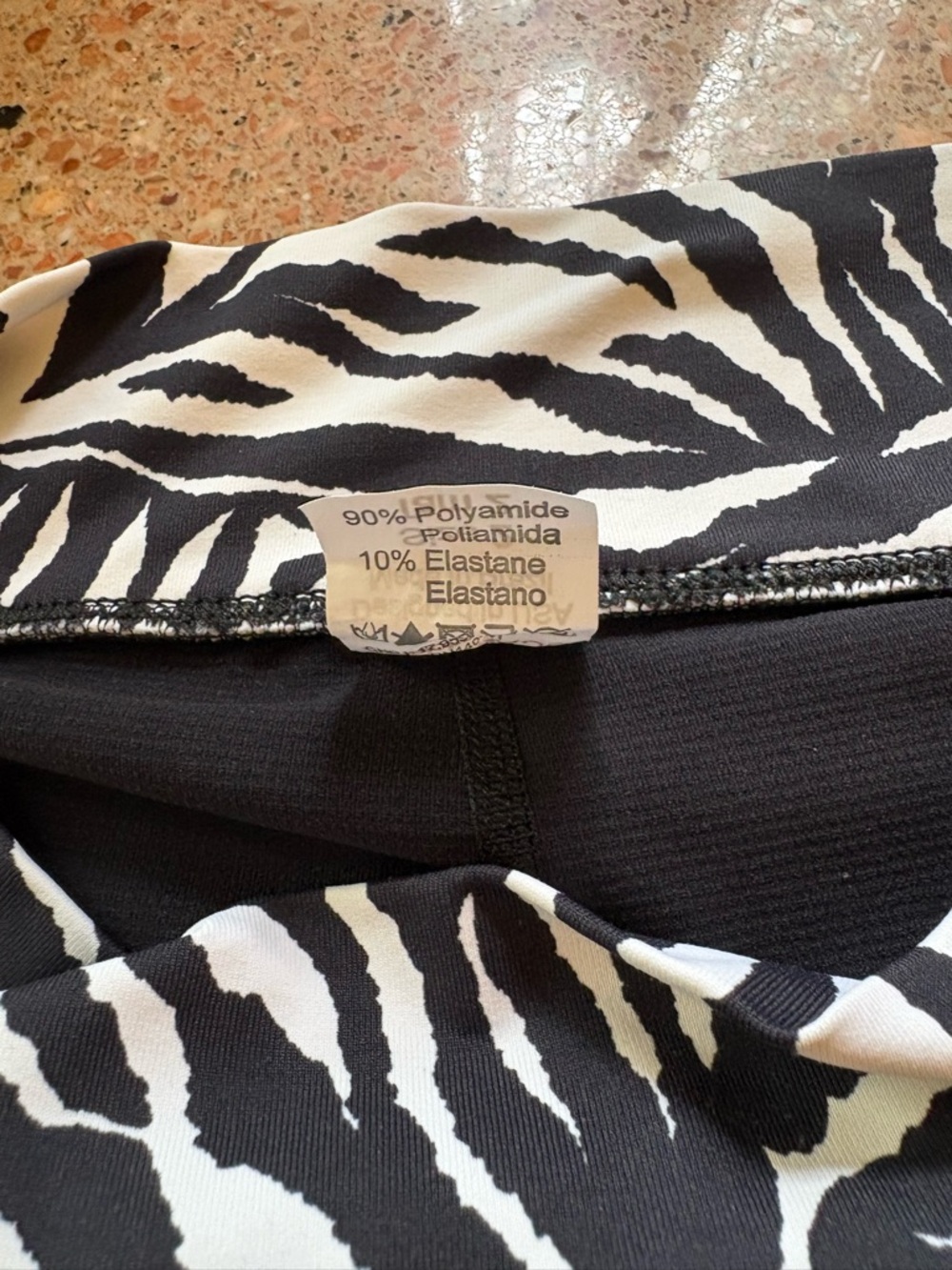 Zebra Print Flared Mini Skort-Dona Jo - Picture 4 of 4